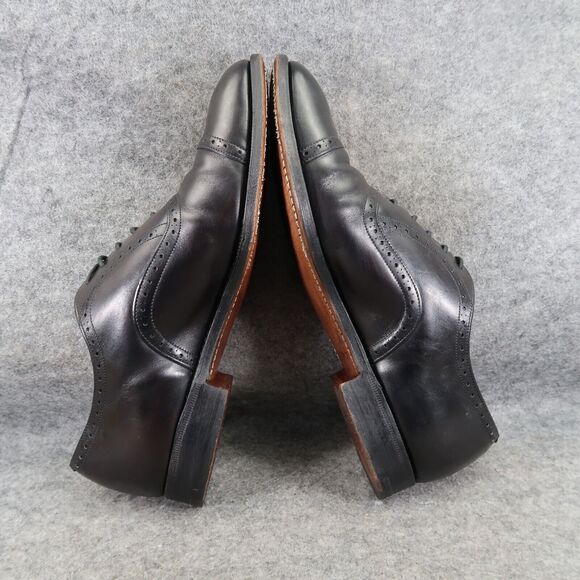 Church\'s Shoes Mens 9 Oxford Custom Grade Brogue Cap Toe Handcrafted Leather main image 9
